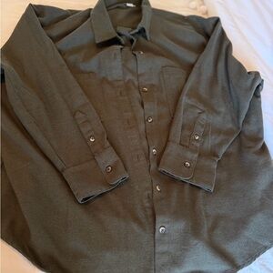 Old Navy Women’s Dark Green Button Down Shirt